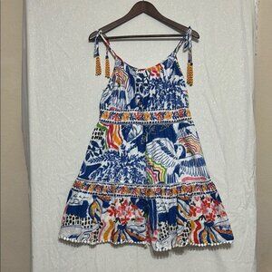 FARM Rio Wild Brazil Mini Dress. Size Large. Beautiful!